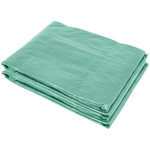 Telo di Ricambio in PE Impermeabile Resistente per Serra/Giardino d'Inverno 2x2x3m con 6 Finestre - Product Image 1