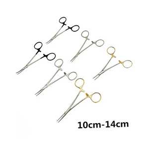 Pinces hémostatiques courbées droites en acier inoxydable, instruments chirurgicaux, outils chirurgicaux médicaux professionnels - Product Image 2