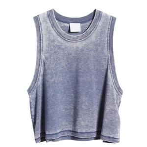 บริการ OEM เสื้อกล้ามออกกำลังกายผู้หญิงแบบสั่งทำพิเศษ - ผ้าถักลายฉลุ ดีไซน์สำหรับโยคะและกีฬา พร้อมโลโก้ด้านหน้า - Product Image 5