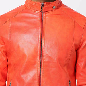 Chaquetas de Cuero para Hombre, Chaqueta de Motociclista Casual de Otoño, Abrigos de Cuero PU para Motociclistas, Forro Polar Grueso, Ropa de Invierno para Hombre - Product Image 5