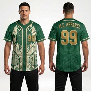 Retro Cream Cream <b>Gold</b> Professional Vintage Style Moisture Wicking Durable Match Gear Sublimation Baseball Jerseys - Product Image 4