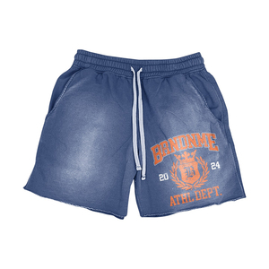 Ensemble T-shirt et short de sport vintage pour homme 2026 – Tenue décontractée 2 pièces oversize style streetwear avec imprimé graphique athlétique pour l'été - Product Image 5