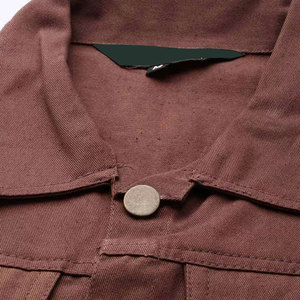 Veste en jean sur mesure pour homme, coupe ample, grande taille, amincissante, écologique, décontractée, pour l'automne et l'hiver - Product Image 6