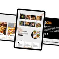 Développement de site Web RoyalCraft Cafe avec commandes en ligne, enregistrement de fidélité, design responsive, présentation de menu, intégration de paiement, SEO