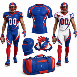 Conjunto de Uniforme de Fútbol Americano Personalizado, Sublimado, Transpirable, Ajustado, Uniforme Masculino 100% Poliéster para Todas las Temporadas - Product Image 4
