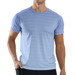 Premium Quality Fabric Mens Performance Mesh Shirts Customized Gym Clothes Wholesale Sports Training Activewear <b>Tshirts</b> - Product Image 3