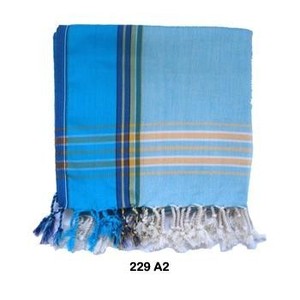 Serviette Kikoy en coton tissé de couleur unie à séchage rapide Rudra Apparel, modèle 011, pour usage domestique - Product Image 1