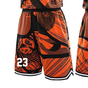 Camiseta de Baloncesto Sublimada Personalizada, 100% Poliéster, Tejido Interlock, Secado Rápido, Transpirable, Uniforme de Equipo, Fabricante OEM ODM - Product Image 6