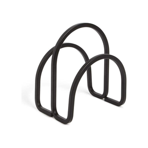 Porta Servilletas de Metal Negro Curvo, Decoración Elegante para Mesa, Ideal para Comidas Diarias, Reuniones Familiares y Decoración de Mesa, de la India - Product Image 5