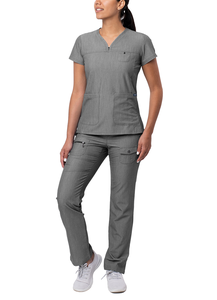 Uniformes Médicos de Enfermería para Mujer, Suaves, de Manga Corta, Personalizables, de Algodón/Poliéster, Tallas XXS-6XL, con Detección de Agujas, Sin Costuras - Product Image 2