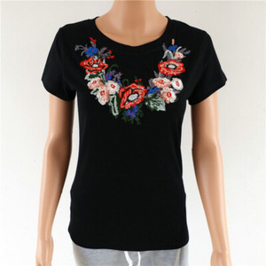 เสื้อยืดเจอร์ซีย์ผู้หญิงแบบขายส่ง น้ำหนัก 180 กรัม แบบเรียบพื้นฐาน เหมาะสำหรับการพิมพ์ ปัก และทำเสื้อผ้าแบรนด์ของคุณเอง - Product Image 1