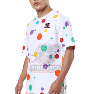 Camisetas Oversize para Hombre, Diseño Moderno, 100% Algodón, Color Sólido, Talla Adulto, Corte Holgado, Estampadas - Product Image 3