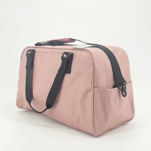 Sac de voyage unisexe rose en tissu Oxford 20-36L, imperméable, avec bandoulière arquée détachable, fermeture éclair, style minimaliste - Product Image 4