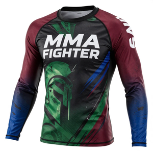 Rashguard de BJJ de Diseño Personalizado, Calidad Premium, Impreso, Anti-UV, Transpirable, Ecológico, de Secado Rápido, Rashguard de Compresión para MMA - Product Image 2