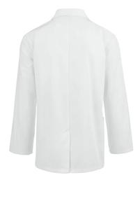 Blouse de laboratoire blanche tissée pour femme, uniforme d'hôpital, coton, 3 poches, fermeture à boutons-pression, blouse médicale pour médecin - Product Image 5