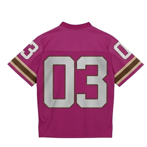 Maillot de football américain en mesh pour garçons, personnalisable, haute qualité, idéal pour l'entraînement et le sport – Vente chaude - Product Image 4
