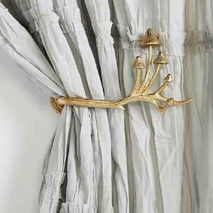 Attache de rideau haut de gamme en métal, attache de rideau de luxe, support de rideau de fenêtre pour maison et hôtel, en laiton et aluminium - Product Image 4