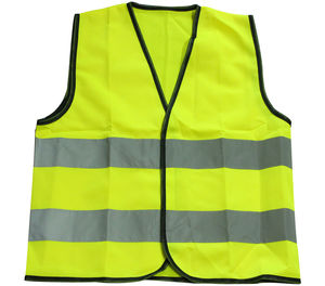 Gilet de sécurité en polyester haute visibilité, bandes réfléchissantes unisexes, vêtements de travail - Product Image 6