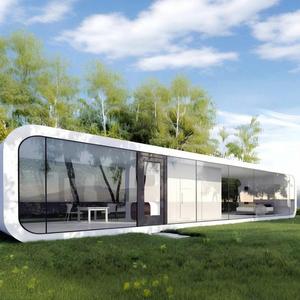 Casa Prefabricada Modular de Lujo de 20 pies/40 pies, Cabaña de Acero Tipo <span class=keywords><strong>Apple</strong></span>, Sala de Estar, Casas Contenedor, Casa Móvil, Cápsula para Dormir para Hotel - Product Image 6