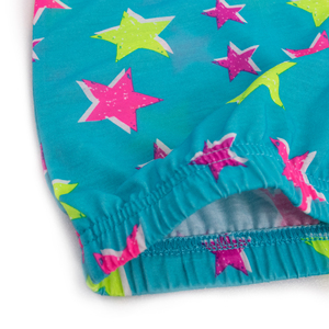 Conjunto de Pijama Infantil Cómodo Estampado con Diseño de Estrellas, Dos Piezas, Camiseta sin Mangas Rosa y Pantalones Cortos, Ropa de Verano para Niñas, 100% Poliéster, OEM - Product Image 6