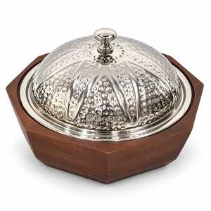 Casserole islamique à motif chameau du désert pour le stockage des aliments, pot de service Ramadan avec couvercle en dôme, chauffe-plat - Product Image 5