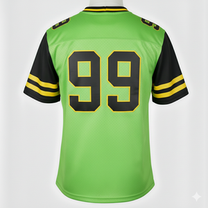Maillots de football pour hommes adultes en spandex/coton/fibre de bambou respirants à manches courtes, maillot de football de Chicago, transfert par sublimation - Product Image 2