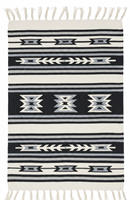 Tapis de sol / Kilim tissé en coton, motif floral moderne, réversible, lavable en machine, trois tons de couleur, pour camping et voyage, vente en gros
