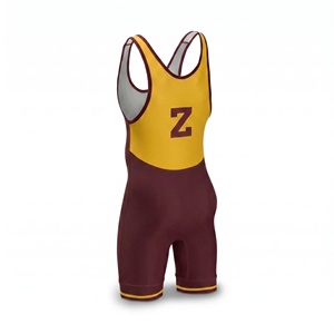 Combinaisons de lutte sublimées personnalisées pour hommes, respirantes, à séchage rapide, uniforme d'équipe de lutte, vente en gros OEM - Product Image 5