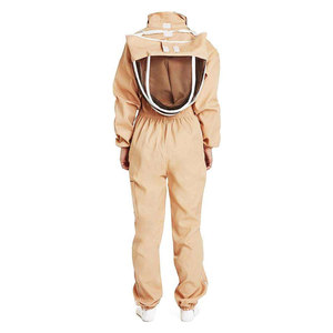 Beekeeper Protective <b>Suit</b> with Veil Tan Color Four Seasons Casual Wear Full Body Coverage Model SL-BKS-107 - Product Image 6