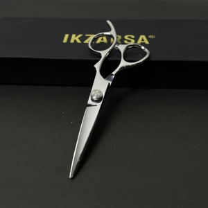 Ciseaux de coiffure professionnels en acier inoxydable à haute teneur en carbone avec manche ergonomique pour droitiers - Product Image 5