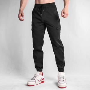 Pantalon de jogging pour homme avec poches, cordon de serrage, taille élastique, pantalon de montagne, vêtements de sport, vêtements d'extérieur, cargo sportif - Product Image 4