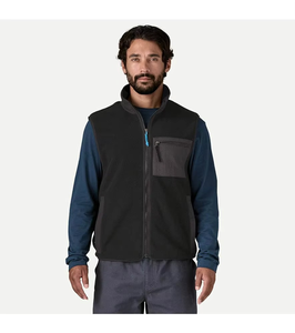 Ensemble de gilets polaires pour hommes à col montant, style safari, personnalisable OEM, idéal pour la randonnée en montagne, simple et fonctionnel - Product Image 6