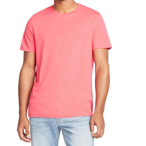 Camiseta de hombre OEM de bambú y cáñamo de 220 g/m², manga corta, cuello redondo, personalizable, de algodón orgánico. - Product Image 1