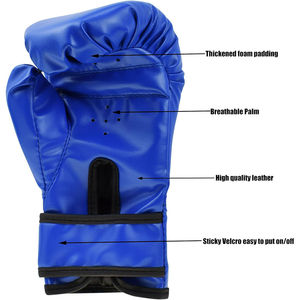 ถุงมือชกมวยหนังแท้แบบสั่งทำพิเศษ พร้อมเชือกผูก กันน้ำ น้ำหนักเบา คุณภาพสูง ขายส่งจากปากีสถาน - Product Image 3