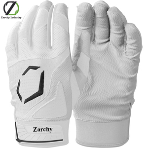 Breathable Four-<b>Way</b> Stretch Mesh Backhand Leather Batting Gloves-Winter Ready Adult & Youth Sizes in Multiple Colors - Product Image 4