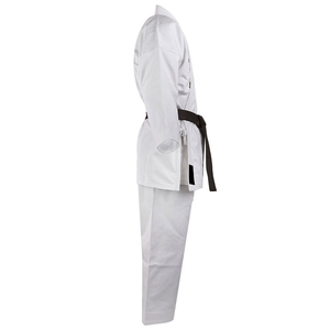 Kimono de karaté personnalisé unisexe traditionnel en coton extensible léger et respirant, tissu prérétréci, pour arts martiaux - Product Image 3