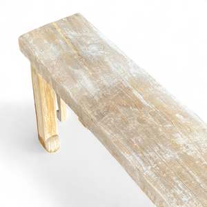 Bancos de Madera Estilo Vintage de la India, Banco de Madera Resistente para el Hogar, Decoración Vintage Combinable - MOQ 1 Contenedor Únicamente - Product Image 5