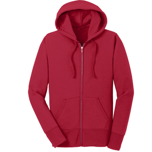 Women's Navy Blue Full <b>Zip</b> <b>Hooded</b> Sweatshirt 100% Cotton Fleece 200g Regular Fit Breathable Autumn Winter Wear - Product Image 5