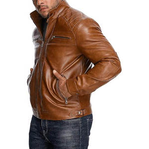 New Arrival <b>Men's</b> High Quality Fashion Design <b>Leather</b> <b>Jacket</b> Motorcycle <b>Leather</b> <b>Jacket</b> For <b>Men</b> <b>Leather</b> <b>Jacket</b> <b>Men</b> - Product Image 6