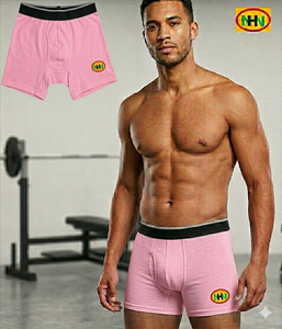 Calzoncillos bóxer de cintura elástica para hombre, 100% algodón transpirable, con logotipo impreso en serigrafía personalizado al por mayor - Product Image 5