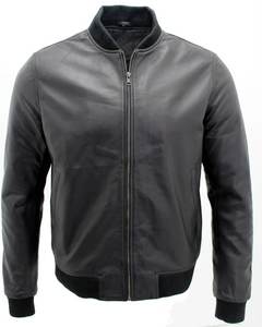 OEM Manufacturer Custom Fashion New Design Vintage Discolored Leather <b>Jacket</b> <b>Men</b> and Women Casual <b>Men's</b> <b>Jacket</b> - Product Image 1