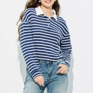 Wholesale Comfortable Casual <b>Women's</b> <b>for</b> Shirts Quick Dry Breathable Eco-Friendly 100% Cotton Custom Order Manufacture Lines - Product Image 2