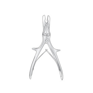 Rongeur à os à action composée Luer Stille, en acier inoxydable de haute qualité, instrument chirurgical orthopédique, fabricant Pakistan - Product Image 1