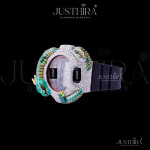 Moissanite Diamond HipHop Style Dragon <b>Watch</b> For Unisex Custom Premium <b>Watch</b> Sports Model <b>Iced</b> <b>Out</b> Wrist <b>Watch</b> In Fictory Price - Product Image 3