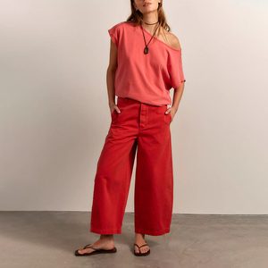 Débardeur court pour femme avec dentelle, sans manches, mode estivale, camisole douce et extensible, coupe ajustée, streetwear décontracté, vente en gros - Product Image 2