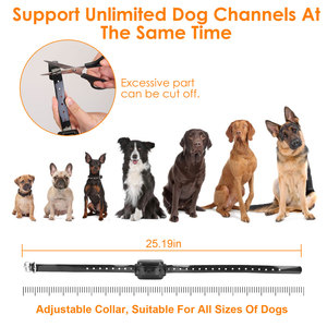 328FT elettrico senza fili sistema di recinzione per cani GPS posizione Monitor collare ricevitore ricaricabile Beep vibrazione per piccole medie grandi - Product Image 4