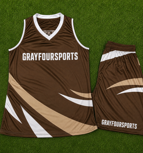 Tenue de compétition de basketball Rexfit, vêtements d'équipe athlétique personnalisés, 100% polyester respirant, kit de basketball unisexe, maillot - Product Image 2