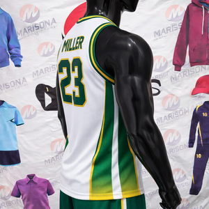 Maillot de basketball unisexe personnalisé sans manches, grande taille, logo frontal, séchage rapide, respirant, 100 % polyester, sublimé, pour l'entraînement - Product Image 3