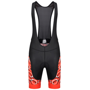 Cuissard de cyclisme pour homme noir avec motif bleu et blanc – Tenue de vélo haute performance - Product Image 5