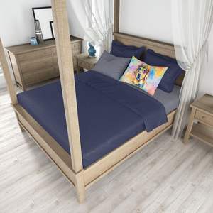 Jaune Labrador Hippie Dawg oeuvre décorative taie d'oreiller légère et Super douce facile à entretenir taille Standard housse de coussin - Product Image 4